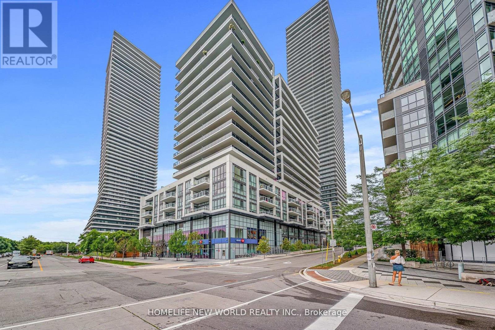 409 - 65 Annie Craig Drive, Toronto, ON - Outdoor With Balcony With Facade