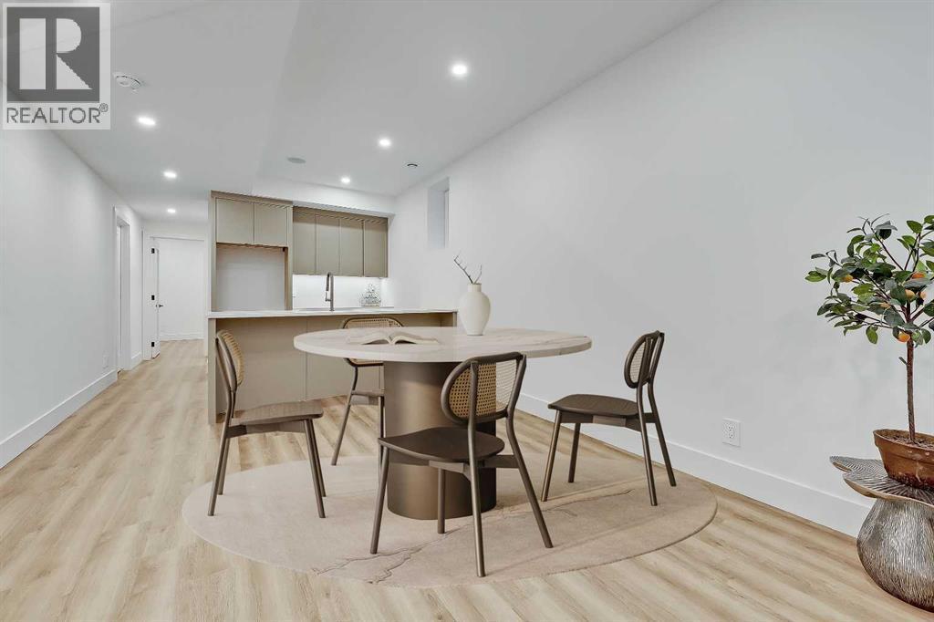 2322 54 Avenue Sw, Calgary, AB - Indoor Photo Showing Dining Room