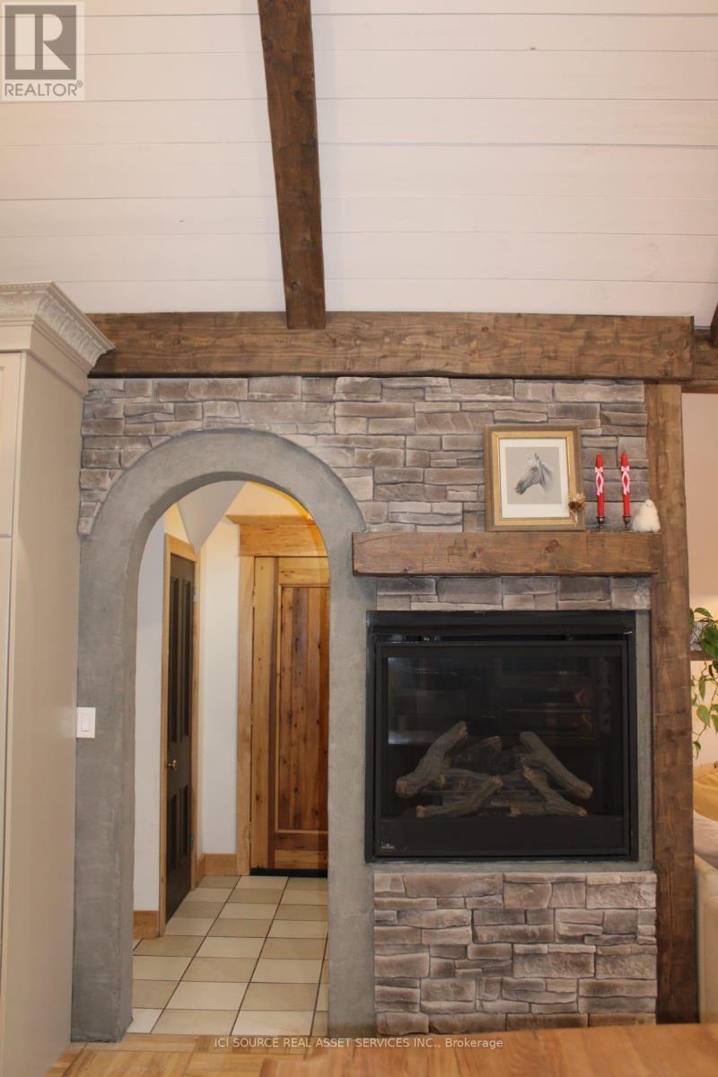 131 Orr Street, Chatsworth, ON - Indoor Photo Showing Other Room With Fireplace