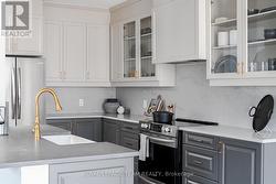 Photos showcase builder finishes. Home being built -