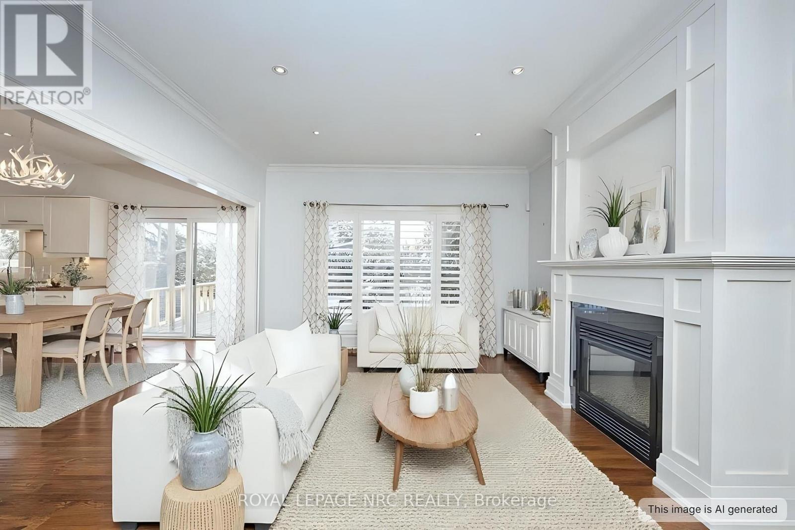 117 Burleigh Road N, Fort Erie (Ridgeway), ON - Indoor Photo Showing Other Room With Fireplace