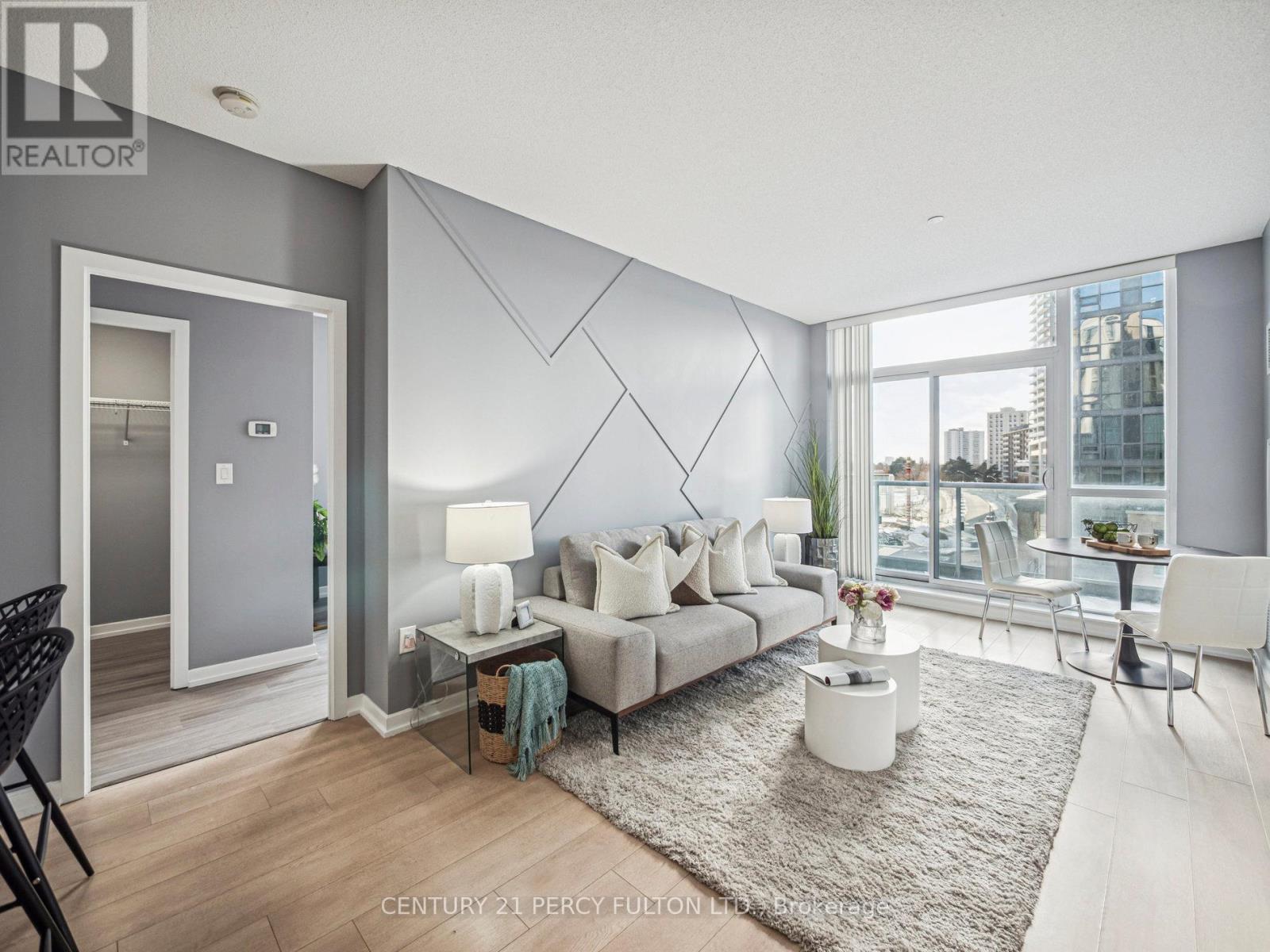 Living/Dining - 408 - 62 Forest Manor Road, Toronto, ON - Indoor Photo Showing Living Room