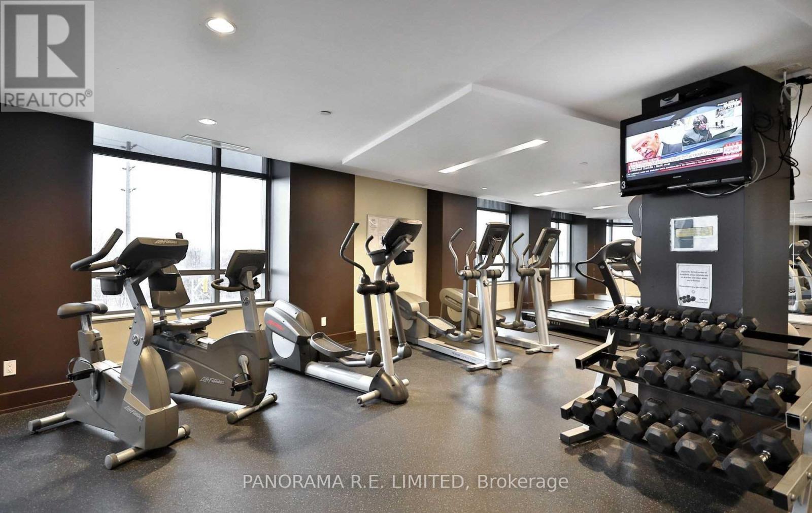 Ph103 - 225 Sherway Gardens Road, Toronto, ON - Indoor Photo Showing Gym Room
