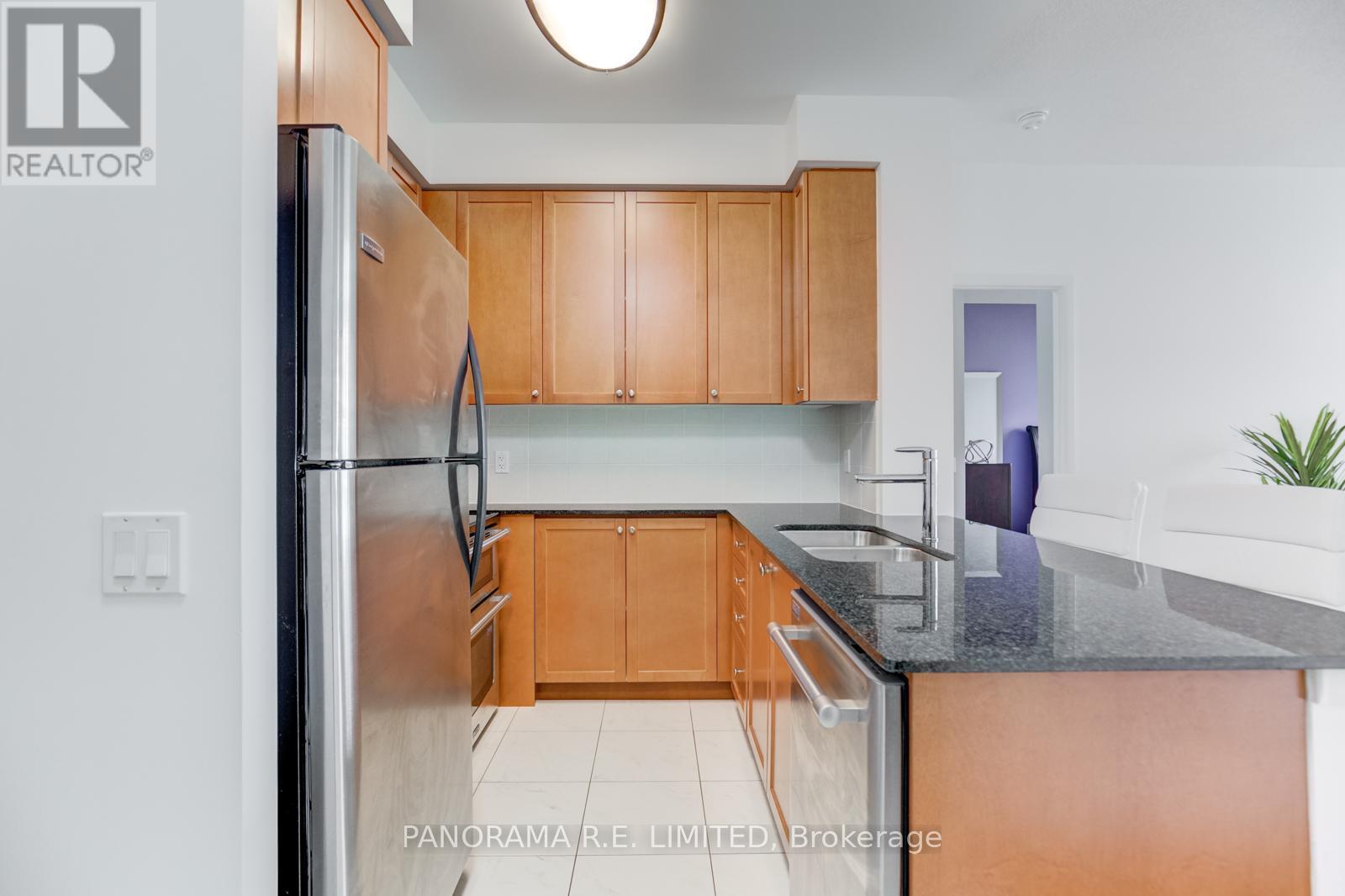Ph103 - 225 Sherway Gardens Road, Toronto, ON - Indoor Photo Showing Kitchen With Double Sink