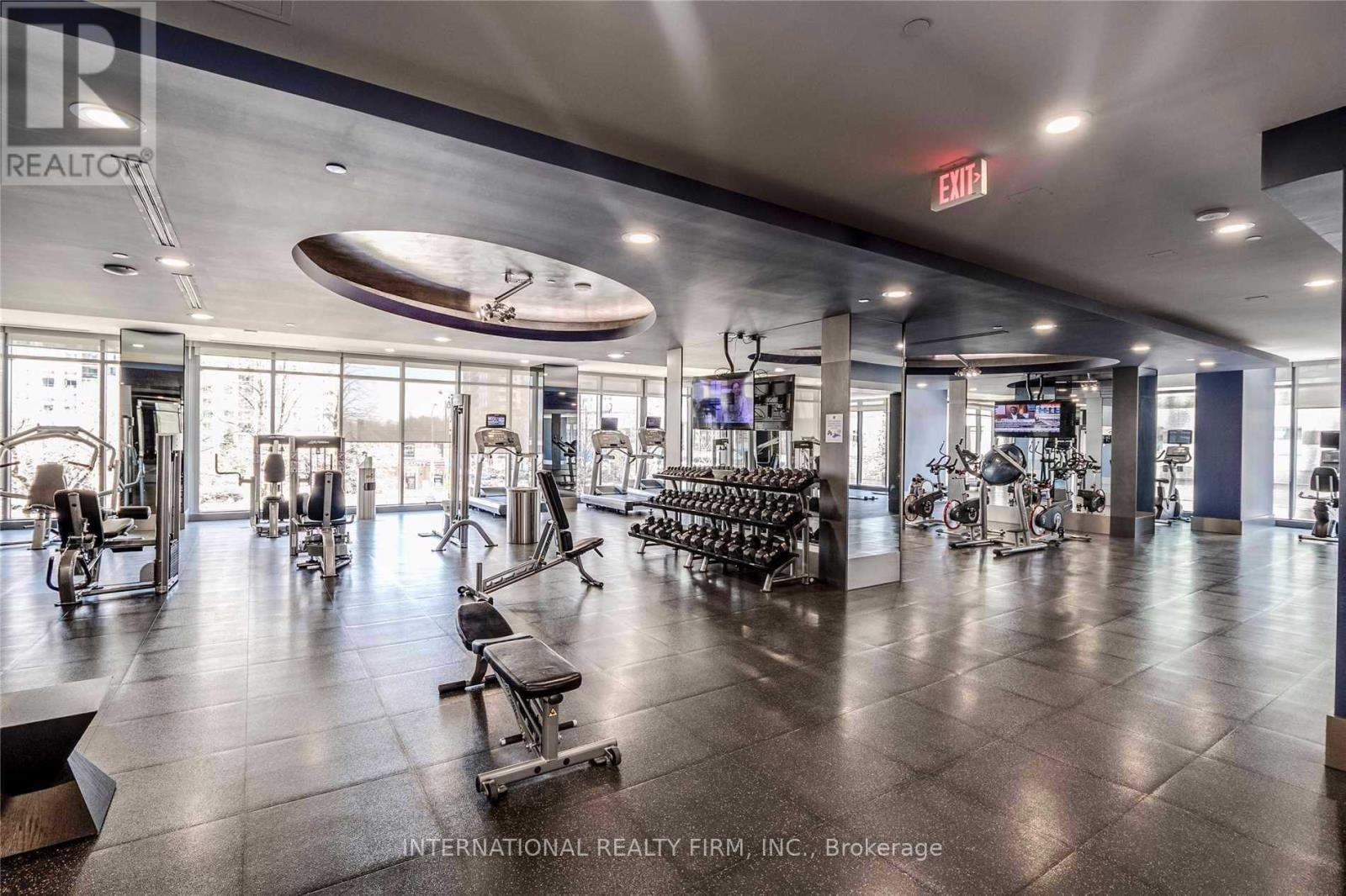 2111 - 5162 Yonge Street, Toronto, ON - Indoor Photo Showing Gym Room
