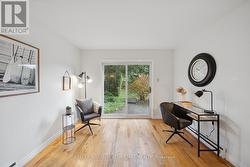 Walk out to back yard -