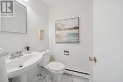 Updated main floor powder room -