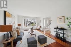 Quiet street - across from path to school -