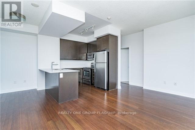 2908 - 360 Square One Drive, Mississauga, ON - Indoor Photo Showing Kitchen With Stainless Steel Kitchen