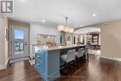 Doors to outdoor kitchen -