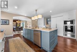 Panelled fridge, appliances included -