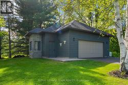 Detached double garage -