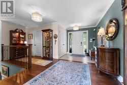 Large tiled entryway. -