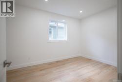 Unfurnished room featuring light hardwood / wood-style flooring -