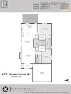 View of floor plan / room layout -