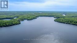 Aerial view of Miskwabi Lake -