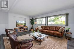 Virtually staged living room -