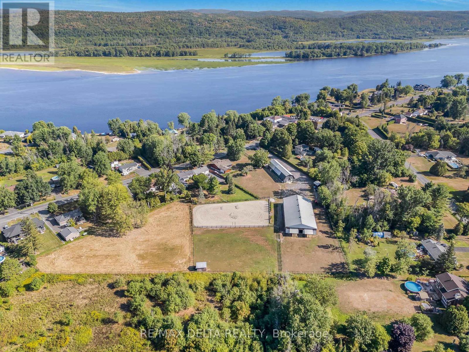 455 Front Road W, Champlain, ON - Outdoor With Body Of Water With View