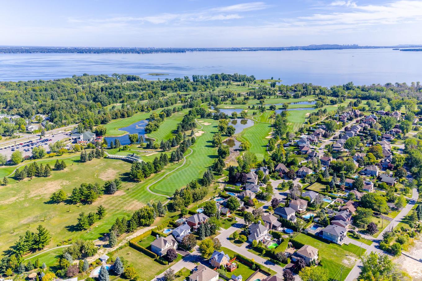 Aerial photo - 104 Ch. Du Vieux-Moulin, Notre-Dame-De-L'Île-Perrot, QC - Outdoor With Body Of Water With View