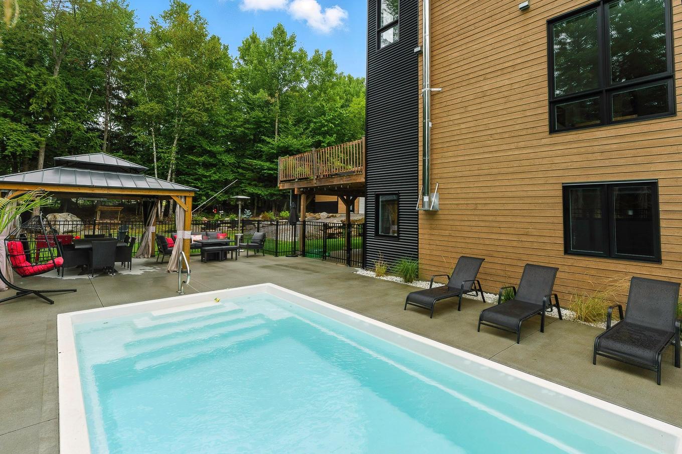 Piscine - 250 Rue D'Orion, Saint-Hippolyte, QC - Outdoor With In Ground Pool With Backyard