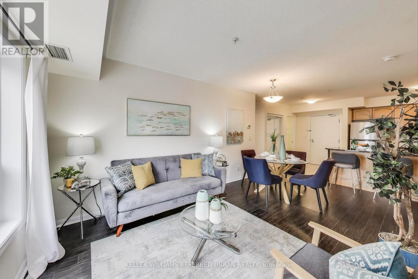 206 - 10 Mendelssohn Street, Toronto, ON - Indoor Photo Showing Living Room