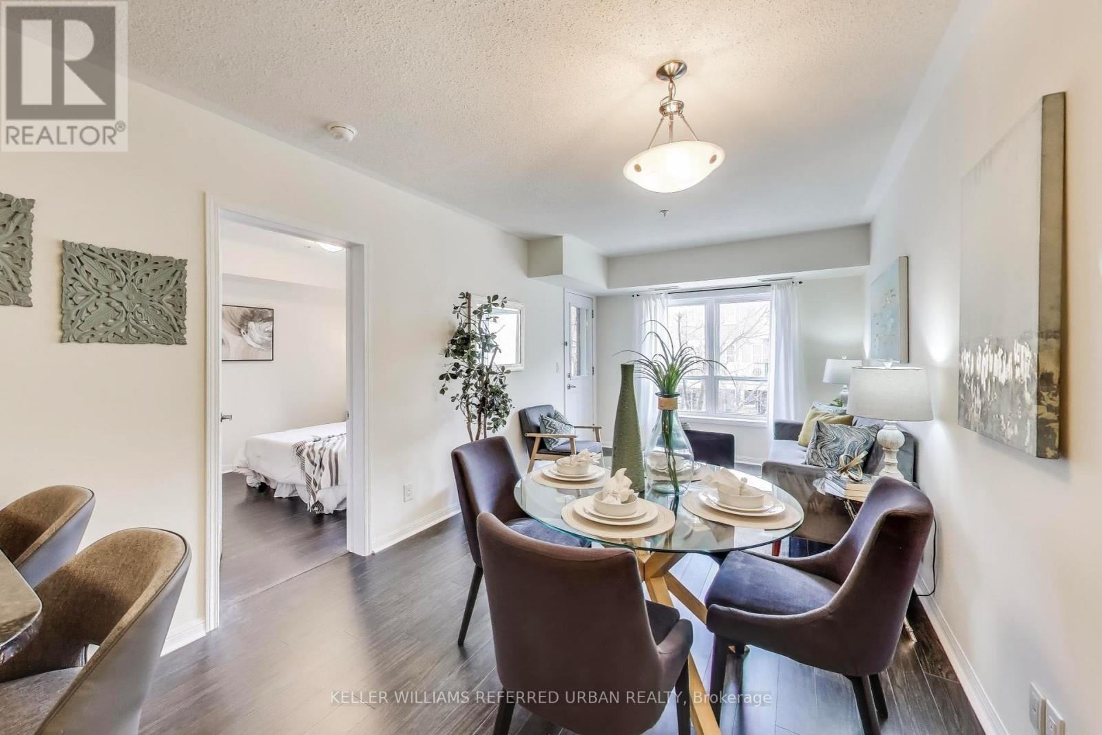 206 - 10 Mendelssohn Street, Toronto, ON - Indoor Photo Showing Dining Room