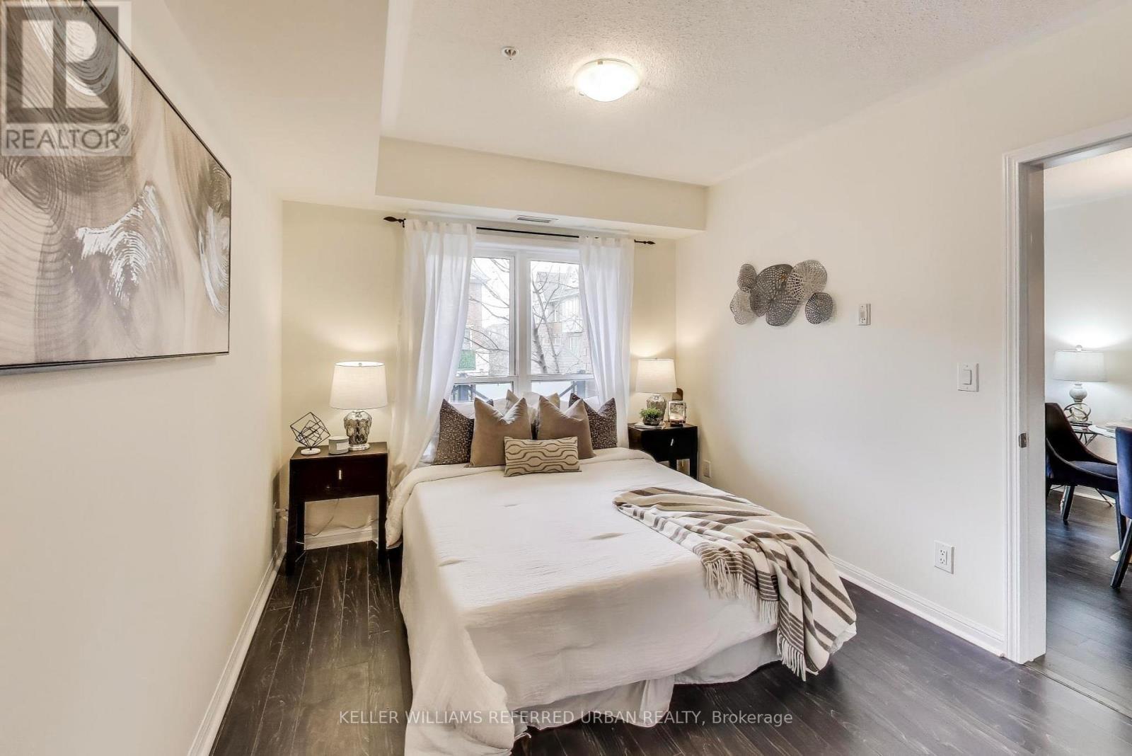 206 - 10 Mendelssohn Street, Toronto, ON - Indoor Photo Showing Bedroom