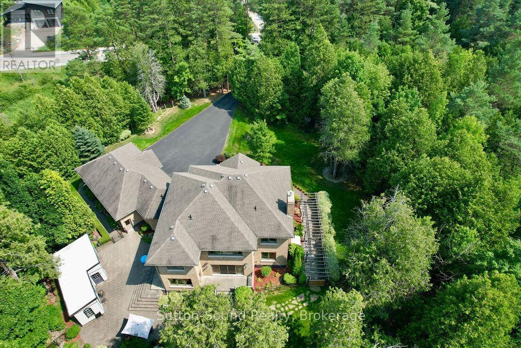 From the back looking to the road - 318760 Grey Road 1, Georgian Bluffs, ON - Outdoor