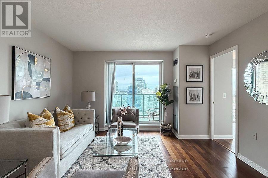 2606 - 22 Olive Avenue, Toronto, ON - Indoor Photo Showing Living Room