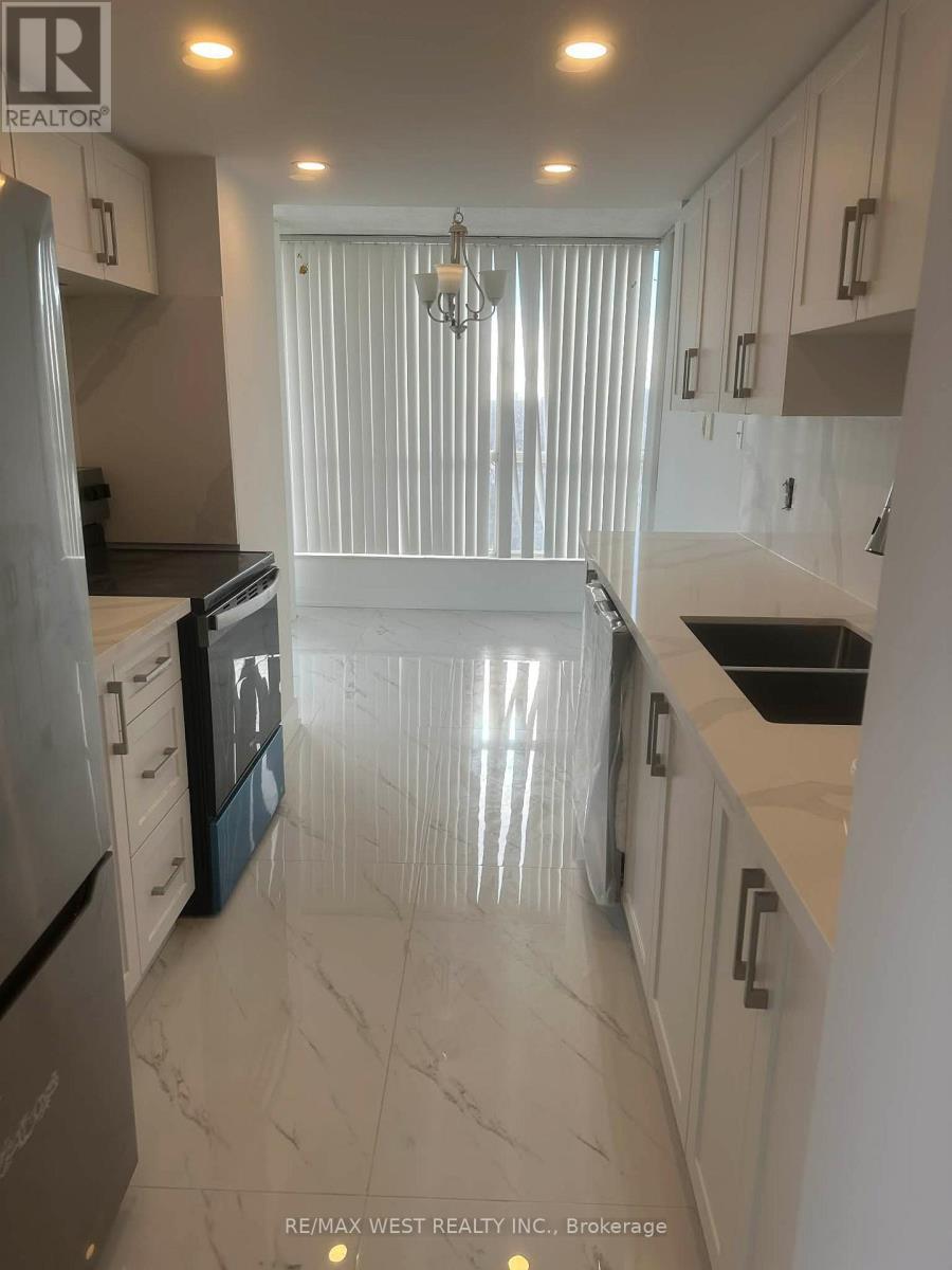 901 - 3 Rowntree Road, Toronto, ON - Indoor Photo Showing Kitchen With Double Sink