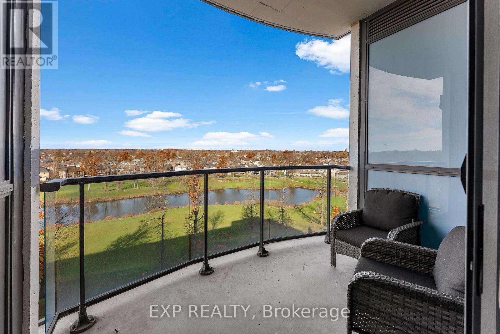 814 - 7711 Green Vista Gate, Niagara Falls (Oldfield), ON - Outdoor With Body Of Water With Balcony With View With Exterior