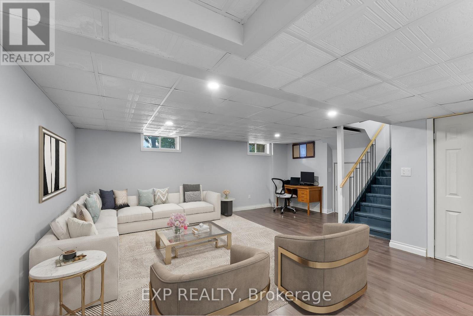 Virtually Staged - 6937 Waterloo Drive, Niagara Falls (Casey), ON - Indoor Photo Showing Basement