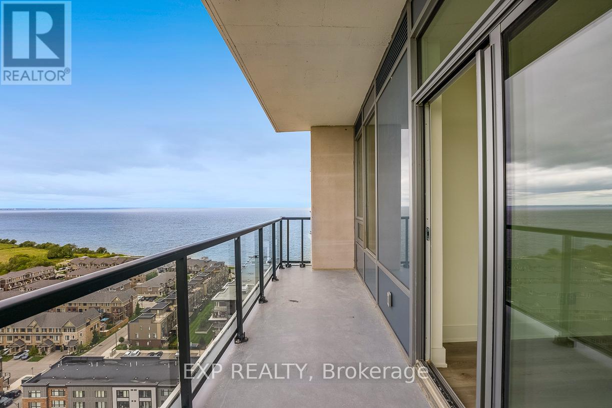 1802 - 385 Winston Road, Grimsby (Grimsby Beach), ON - Outdoor With Body Of Water With Balcony With View With Exterior