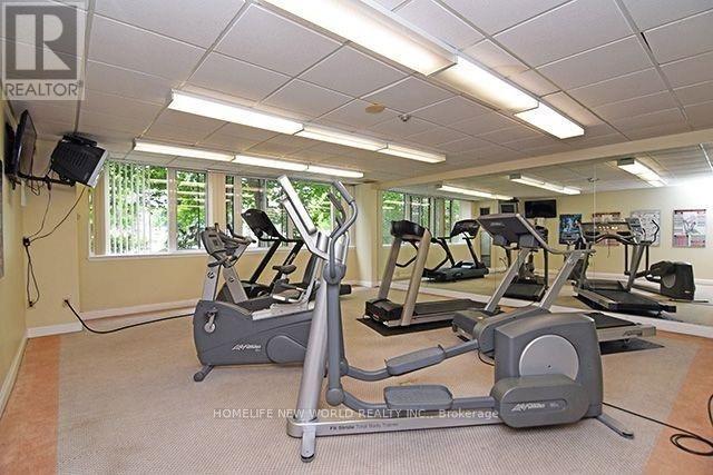 2210 - 350 Webb Drive, Mississauga, ON - Indoor Photo Showing Gym Room