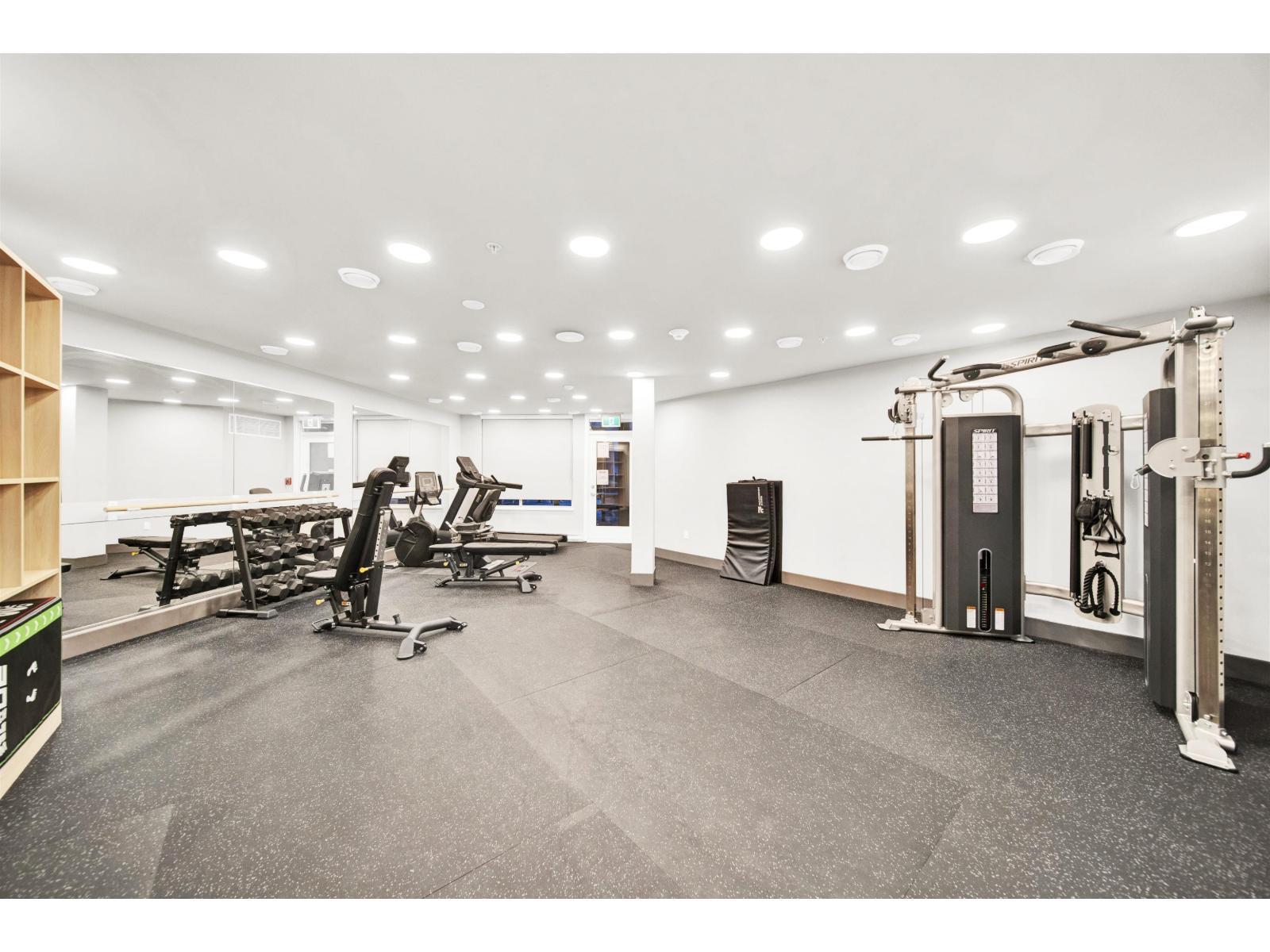 109 7936 206 Street, Langley, BC - Indoor Photo Showing Gym Room