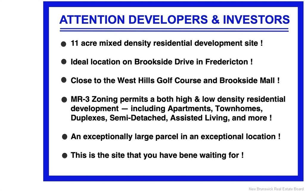 893-935 Brookside Dr, Fredericton, NB