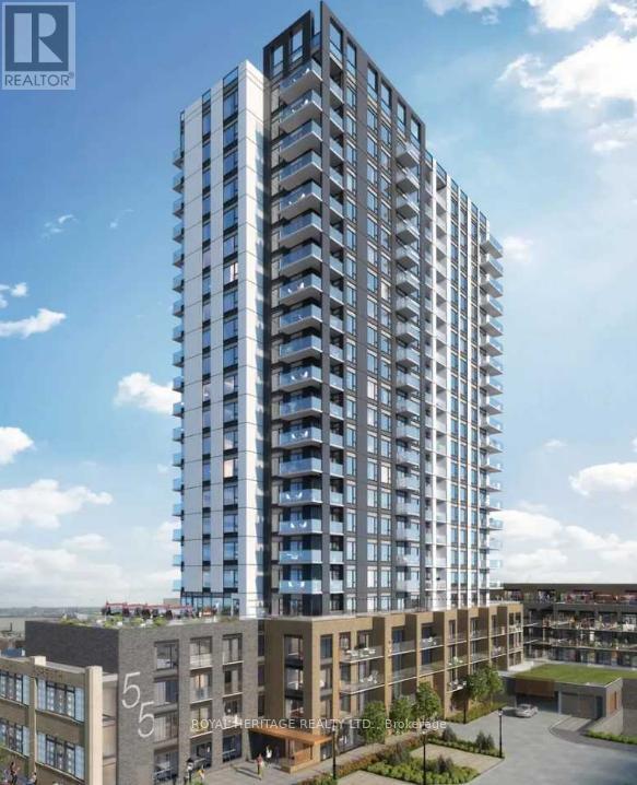 213 - 55 Duke Street W, Kitchener, ON - Outdoor With Facade