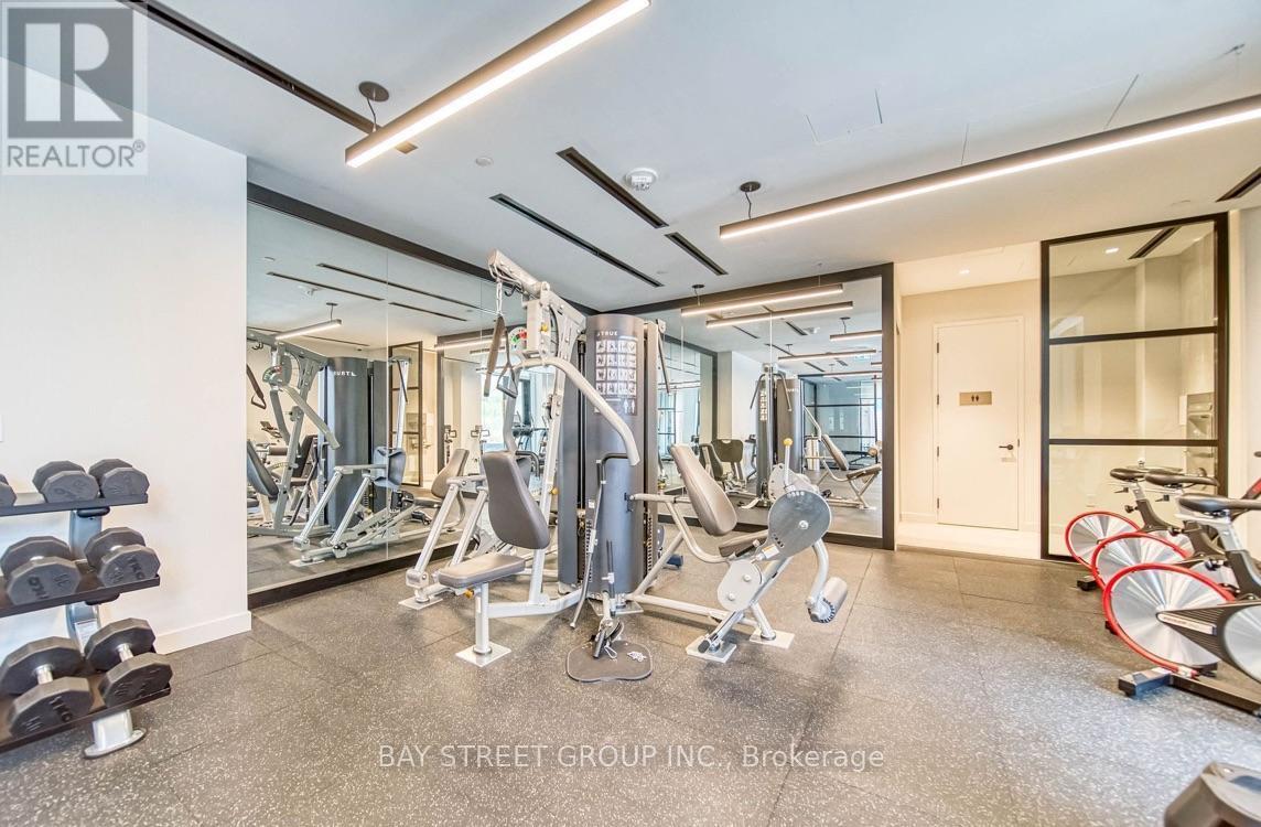 1101 - 8 Tippett Road, Toronto, ON - Indoor Photo Showing Gym Room