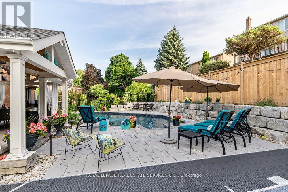 2498 Robin Drive, Mississauga, ON - Outdoor With In Ground Pool With Deck Patio Veranda