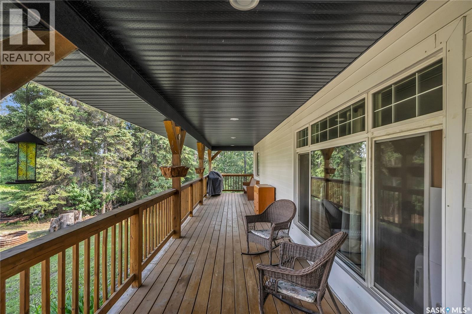 Gustafson Acreage, Paddockwood Rm No. 520, SK - Outdoor With Deck Patio Veranda With Exterior