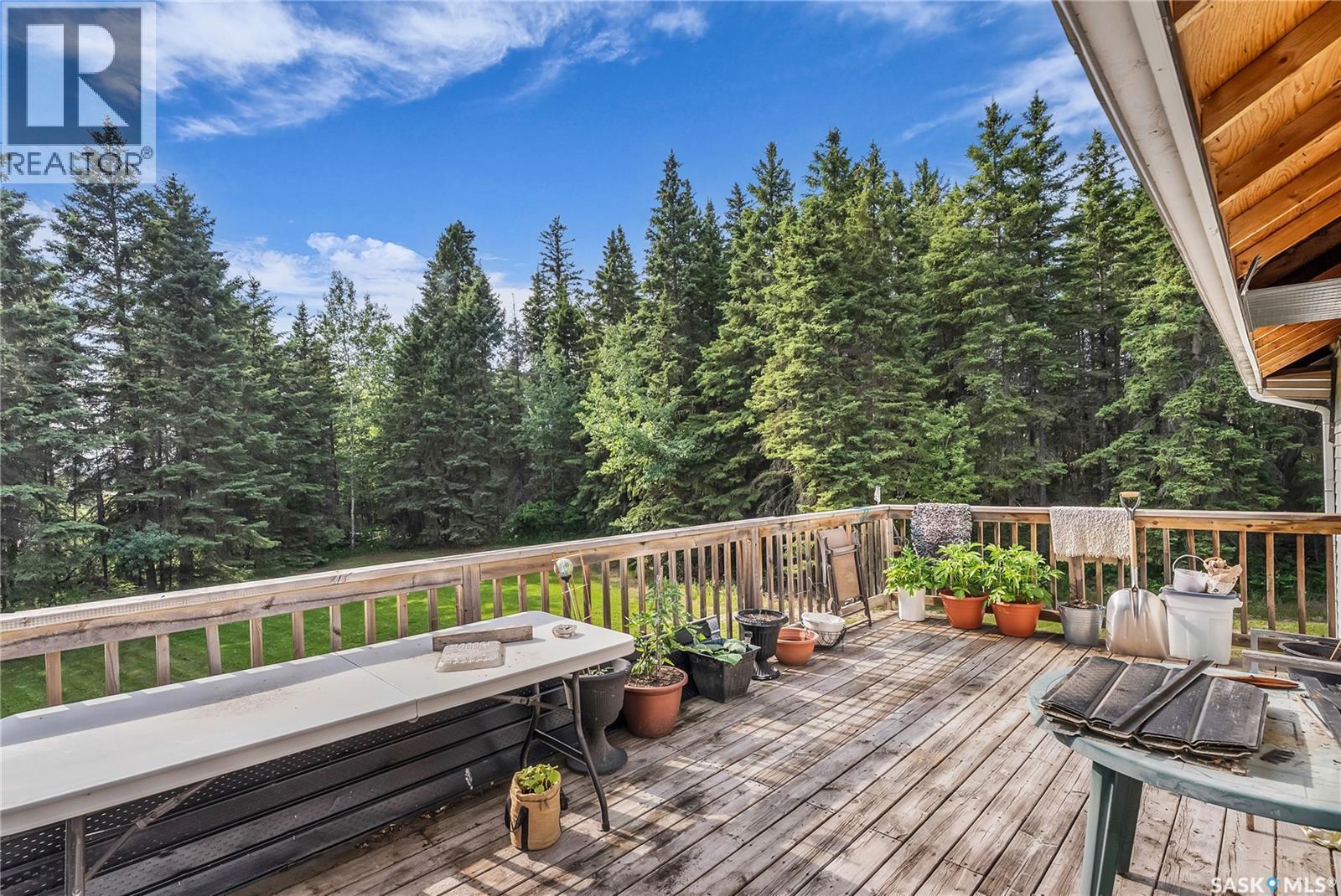 Gustafson Acreage, Paddockwood Rm No. 520, SK - Outdoor With Deck Patio Veranda