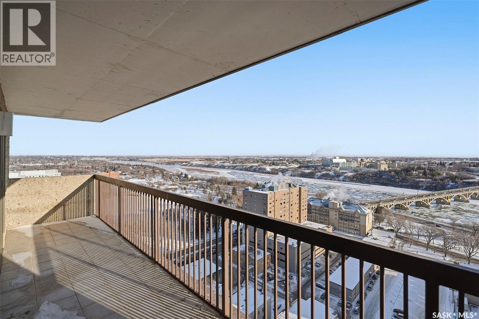 2504/2505 311 6Th Avenue N, Saskatoon, SK - Outdoor With Balcony With View With Exterior