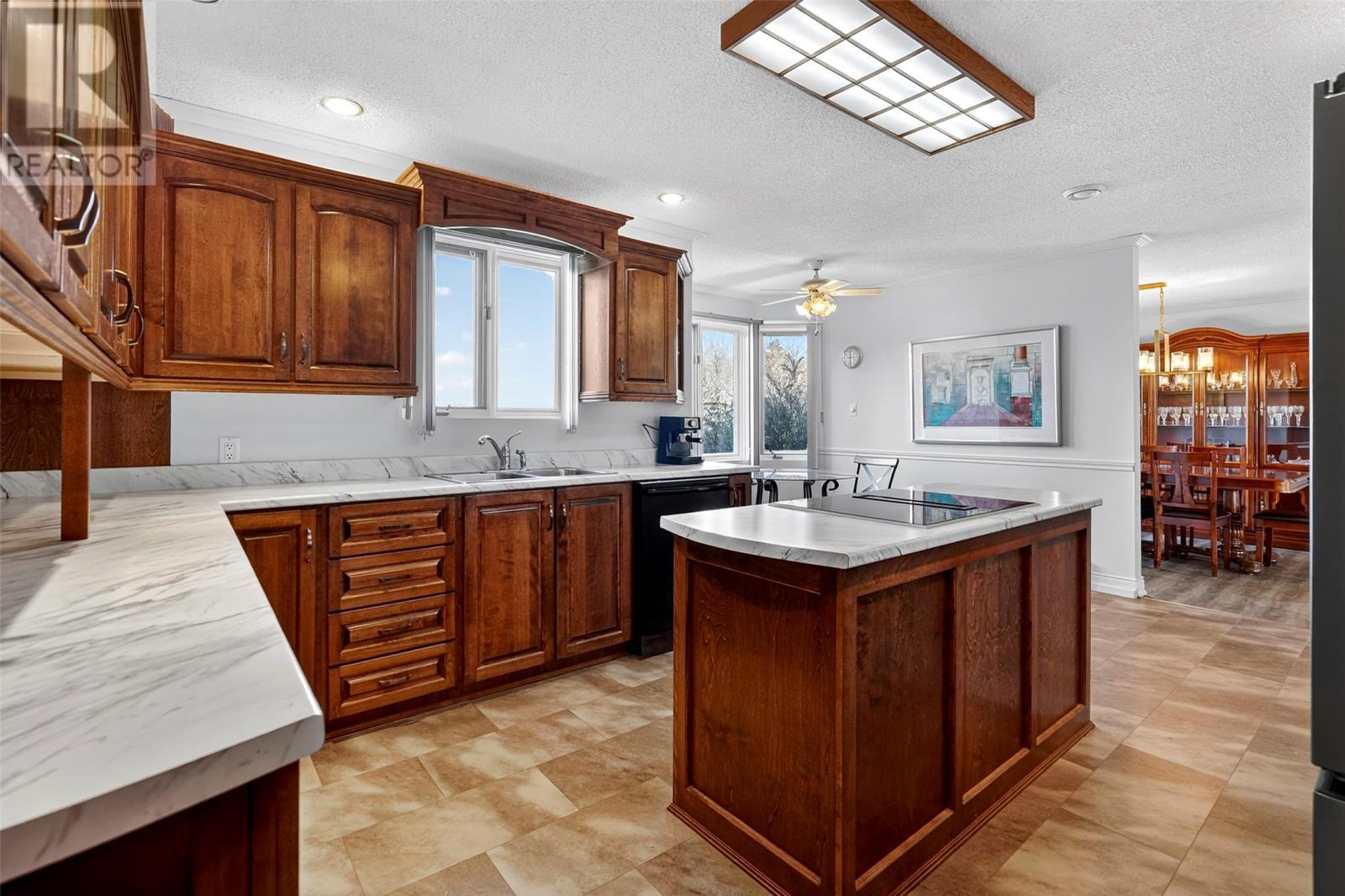 44 Dock Road, Bareneed, NL - Indoor Photo Showing Kitchen With Double Sink