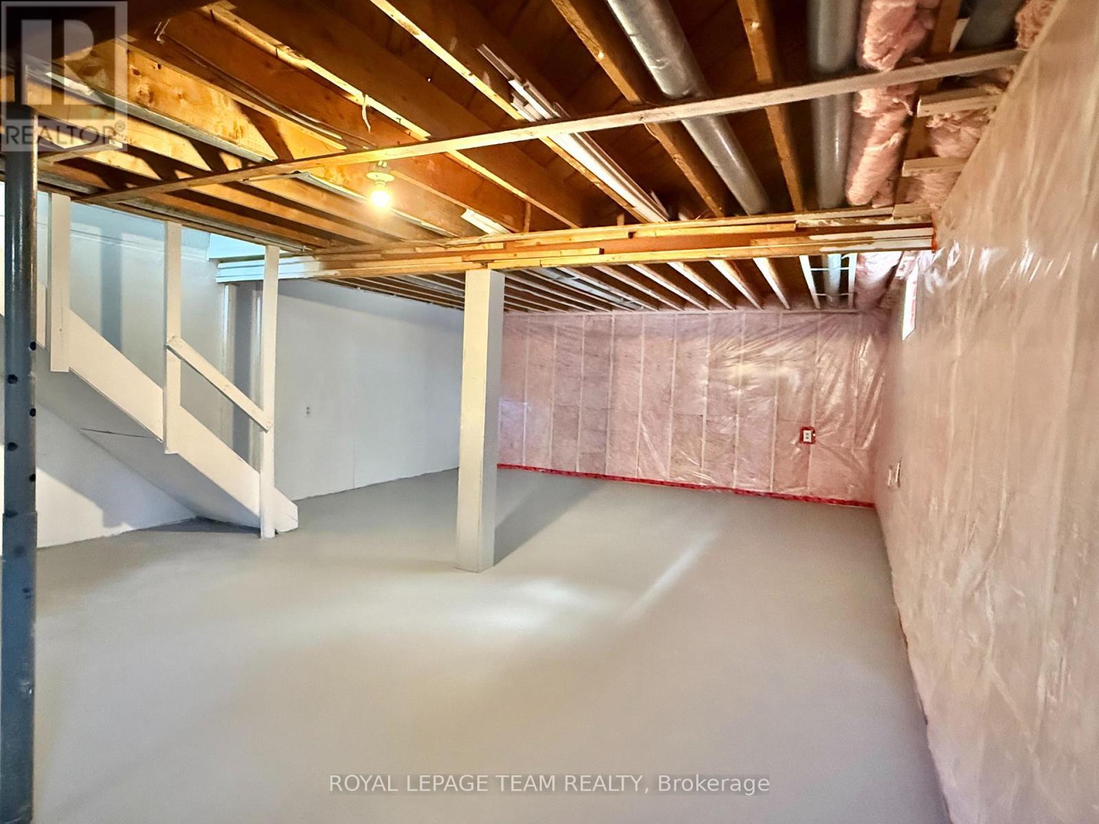 Lower floor-new insulation/studs/paint - 973 Eiffel Avenue, Ottawa, ON - Indoor Photo Showing Basement