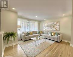 Family Room Staged -