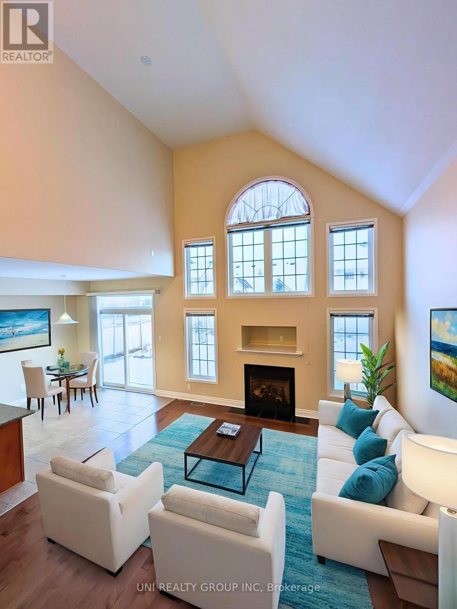 105 Cheyenne Way, Ottawa, ON - Indoor Photo Showing Living Room With Fireplace