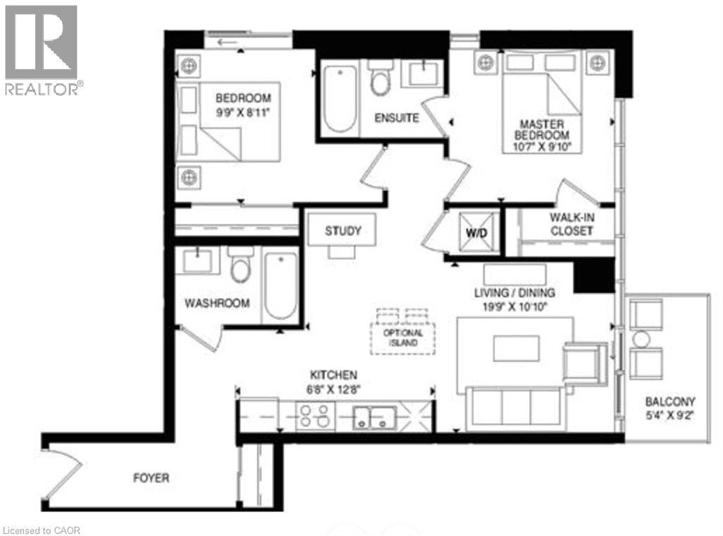 Floor Plan May Not Be Exact - 128 King Street N Unit# 1502, Waterloo, ON - Other