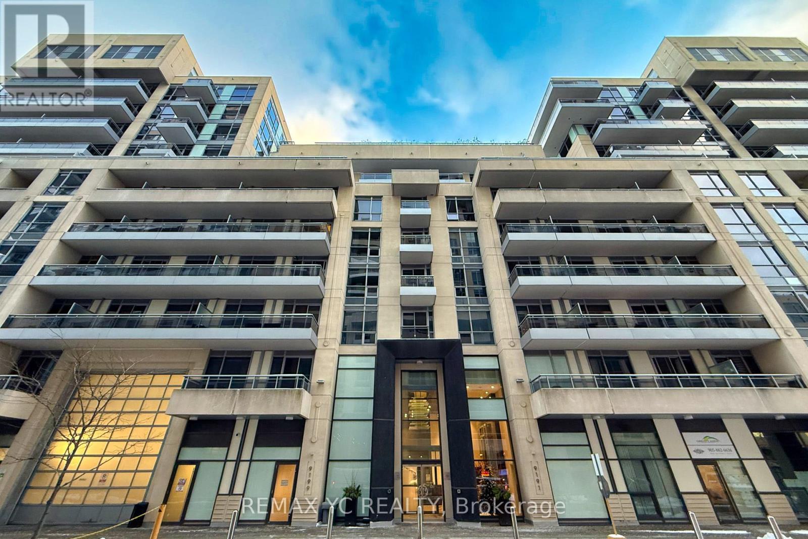201 - 9191 Yonge Street, Richmond Hill, ON - Outdoor With Balcony With Facade
