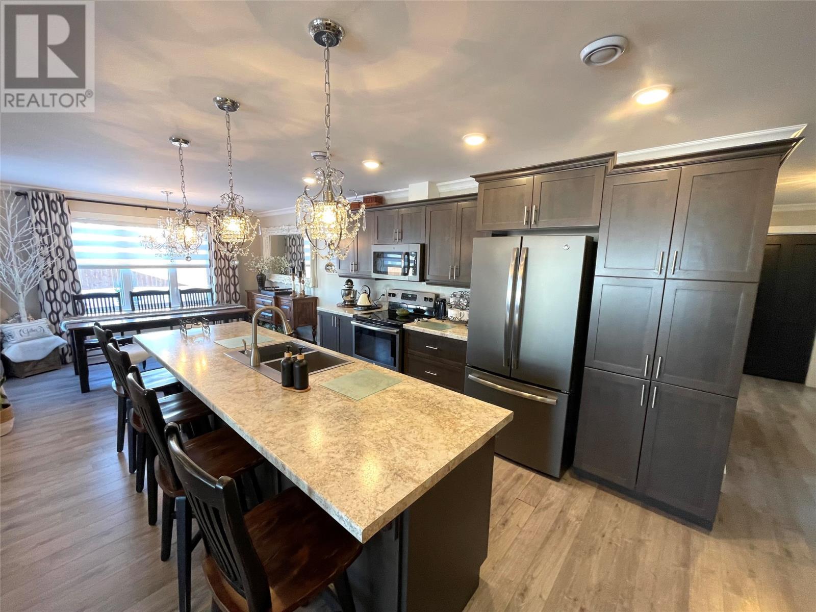 1 Wells Place, Grand Falls-Windsor, NL - Indoor Photo Showing Kitchen With Double Sink