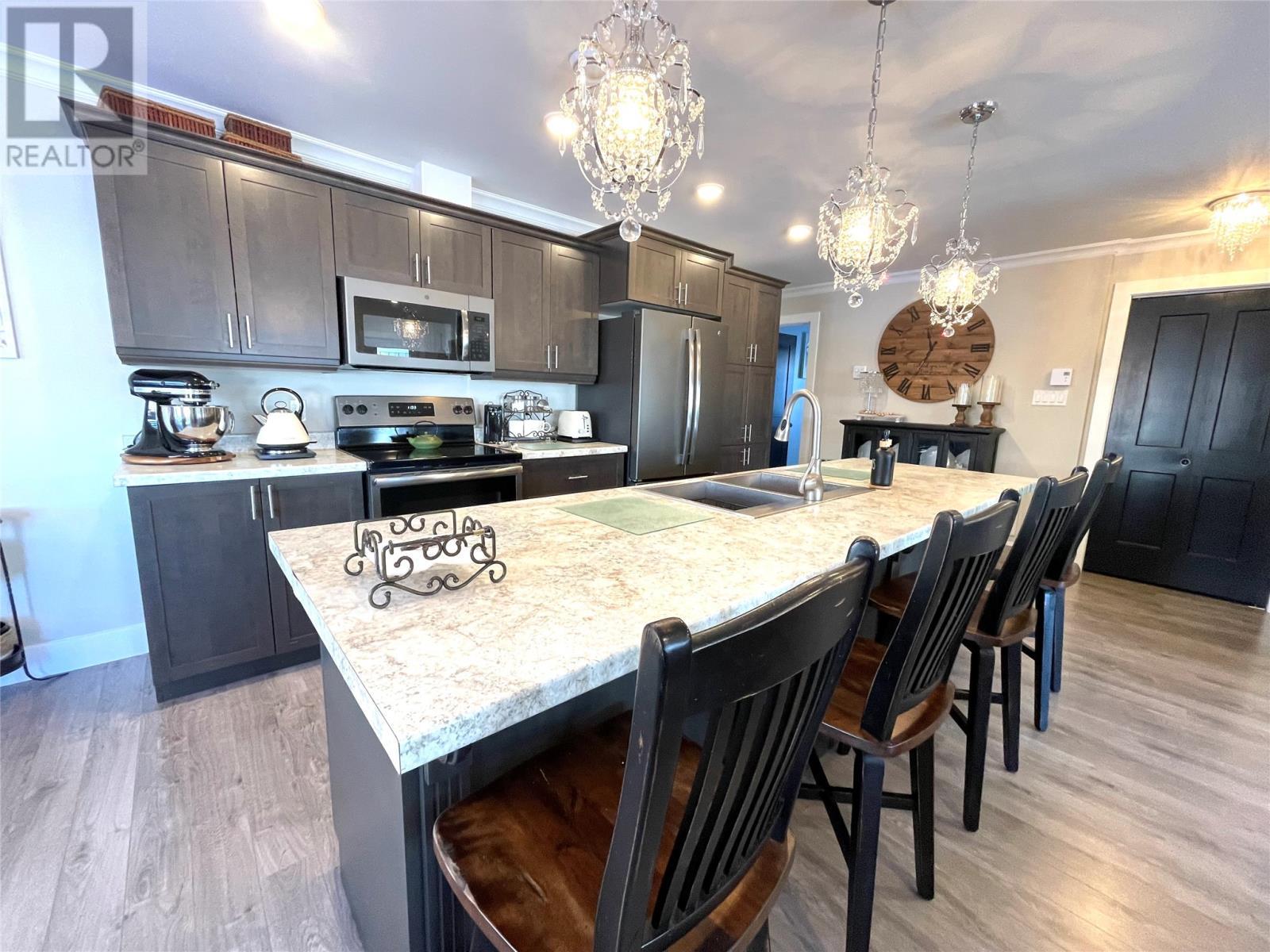 1 Wells Place, Grand Falls-Windsor, NL - Indoor Photo Showing Kitchen With Double Sink With Upgraded Kitchen